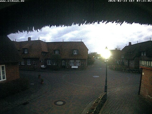 Archiv Foto Webcam Föhr: Oldsum Ortskern