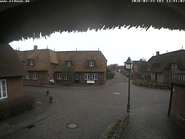 Archiv Foto Webcam Föhr: Oldsum Ortskern