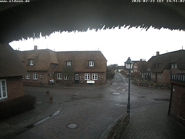 Archiv Foto Webcam Föhr: Oldsum Ortskern