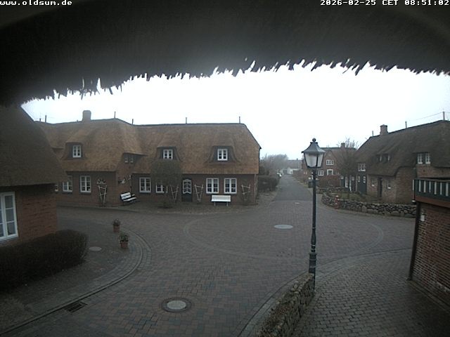 Archiv Foto Webcam Föhr: Oldsum Ortskern