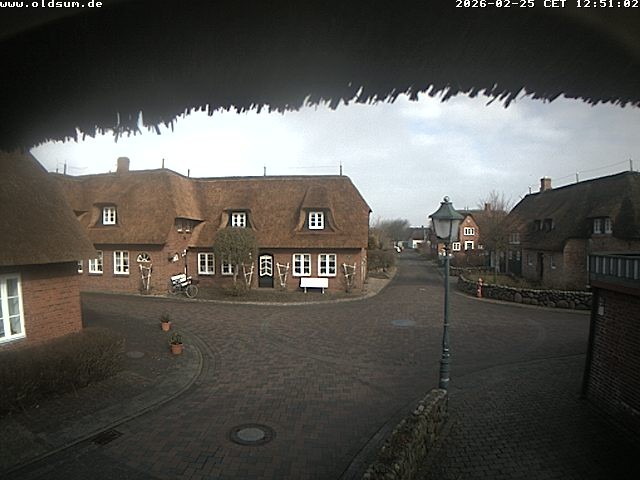 Archiv Foto Webcam Föhr: Oldsum Ortskern