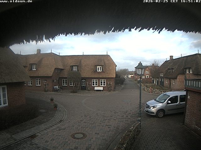Archiv Foto Webcam Föhr: Oldsum Ortskern