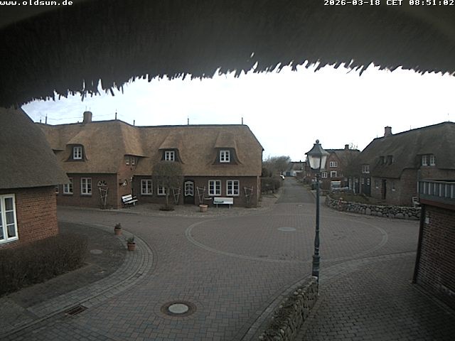 Archiv Foto Webcam Föhr: Oldsum Ortskern