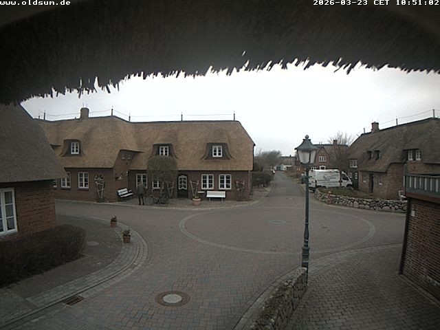Archiv Foto Webcam Föhr: Oldsum Ortskern
