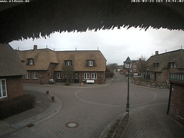 Archiv Foto Webcam Föhr: Oldsum Ortskern
