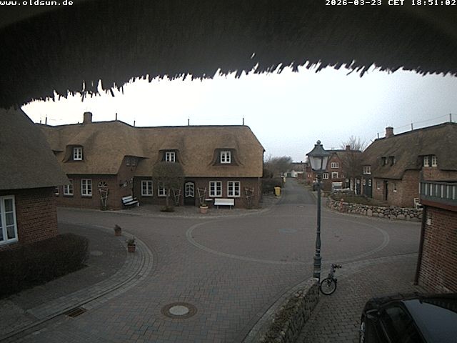 Archiv Foto Webcam Föhr: Oldsum Ortskern