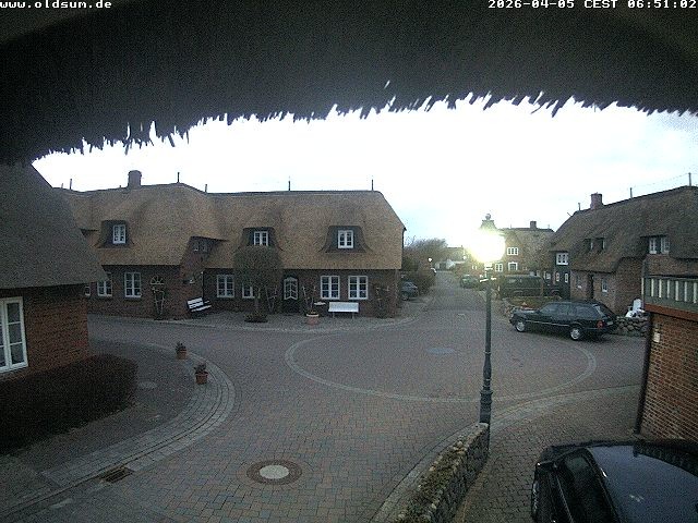 Archiv Foto Webcam Föhr: Oldsum Ortskern
