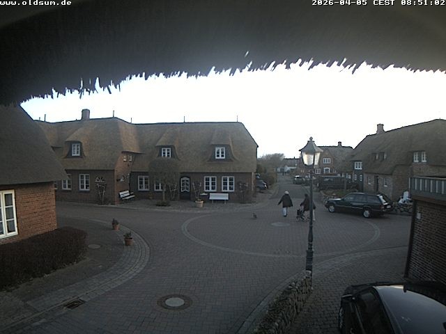 Archiv Foto Webcam Föhr: Oldsum Ortskern