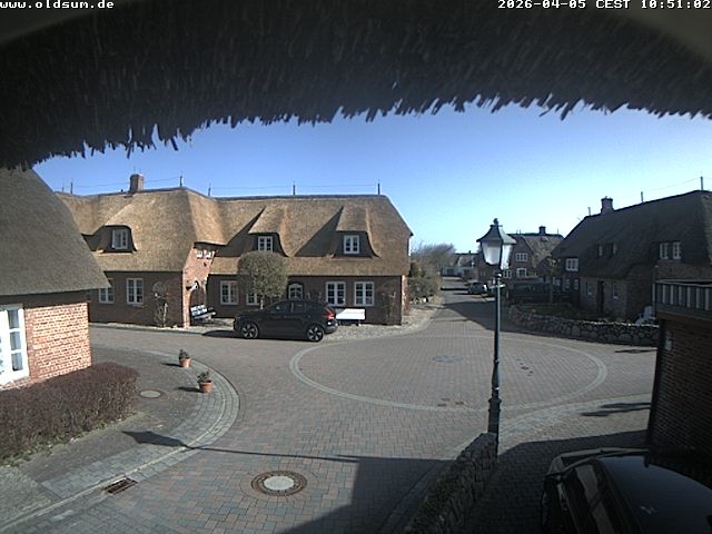 Archiv Foto Webcam Föhr: Oldsum Ortskern