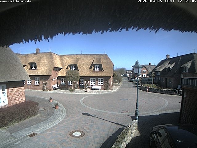 Archiv Foto Webcam Föhr: Oldsum Ortskern