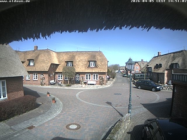 Archiv Foto Webcam Föhr: Oldsum Ortskern
