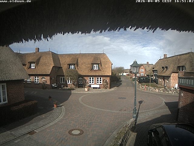 Archiv Foto Webcam Föhr: Oldsum Ortskern
