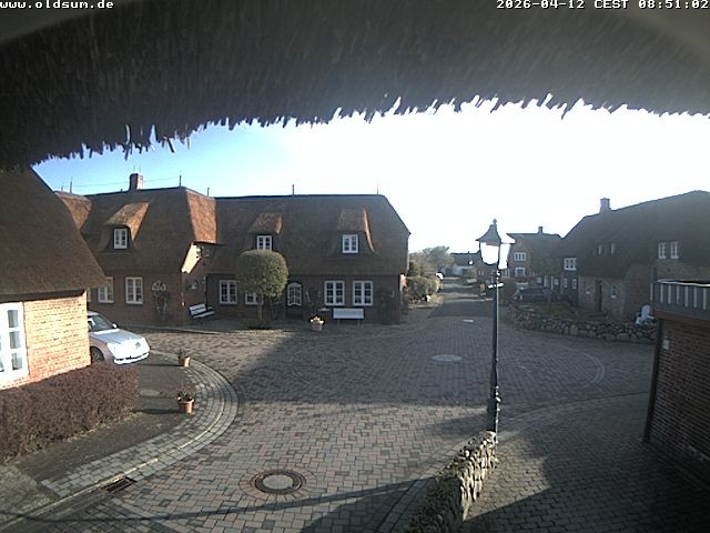 Archiv Foto Webcam Föhr: Oldsum Ortskern