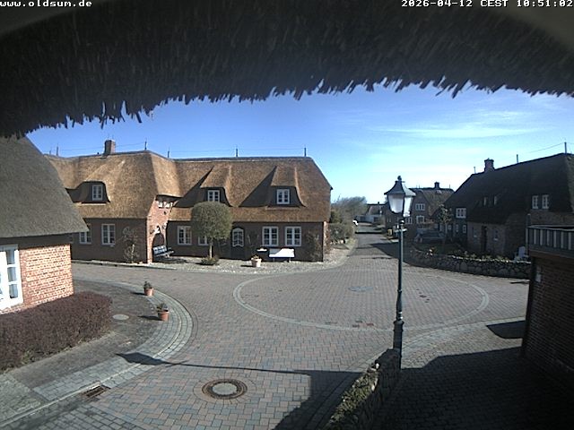 Archiv Foto Webcam Föhr: Oldsum Ortskern