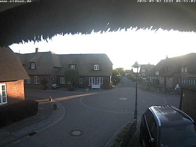 Archiv Foto Webcam Föhr: Oldsum Ortskern