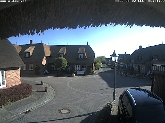Archiv Foto Webcam Föhr: Oldsum Ortskern