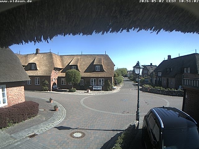 Archiv Foto Webcam Föhr: Oldsum Ortskern