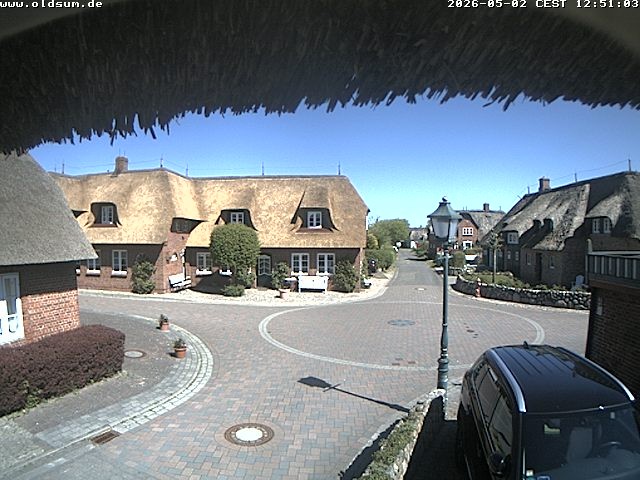 Archiv Foto Webcam Föhr: Oldsum Ortskern