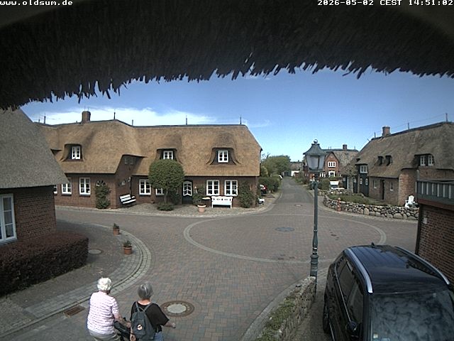 Archiv Foto Webcam Föhr: Oldsum Ortskern