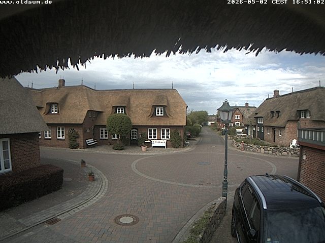 Archiv Foto Webcam Föhr: Oldsum Ortskern