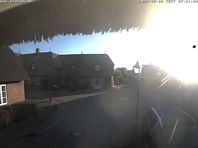 Archiv Foto Webcam Föhr: Oldsum Ortskern
