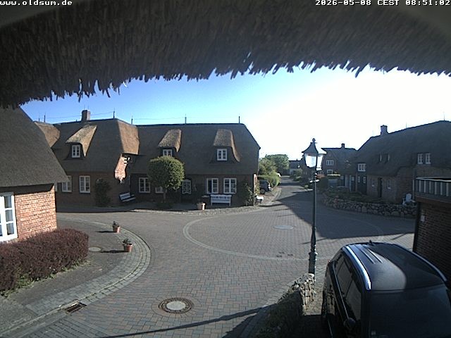 Archiv Foto Webcam Föhr: Oldsum Ortskern
