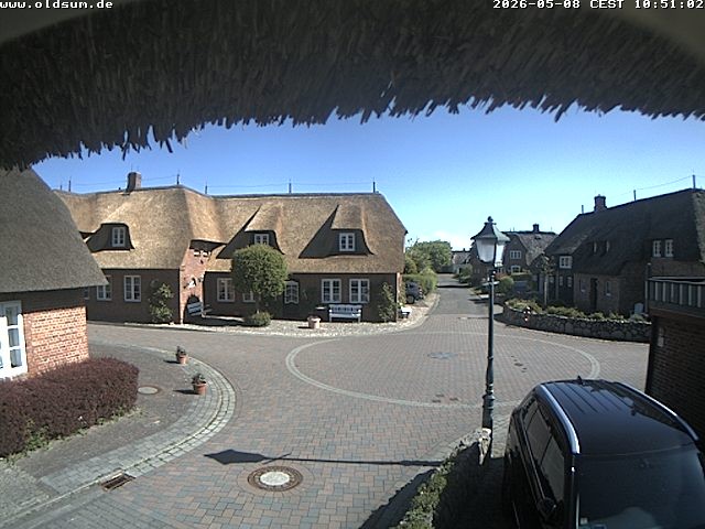 Archiv Foto Webcam Föhr: Oldsum Ortskern