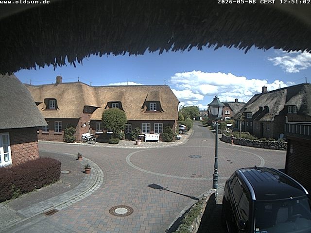Archiv Foto Webcam Föhr: Oldsum Ortskern