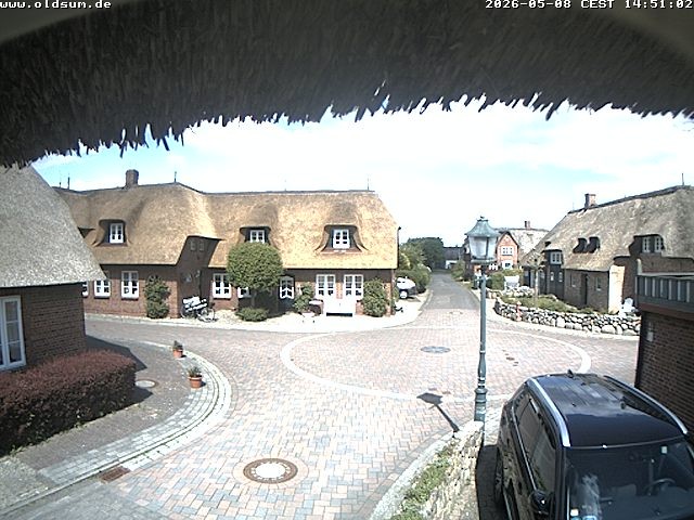 Archiv Foto Webcam Föhr: Oldsum Ortskern