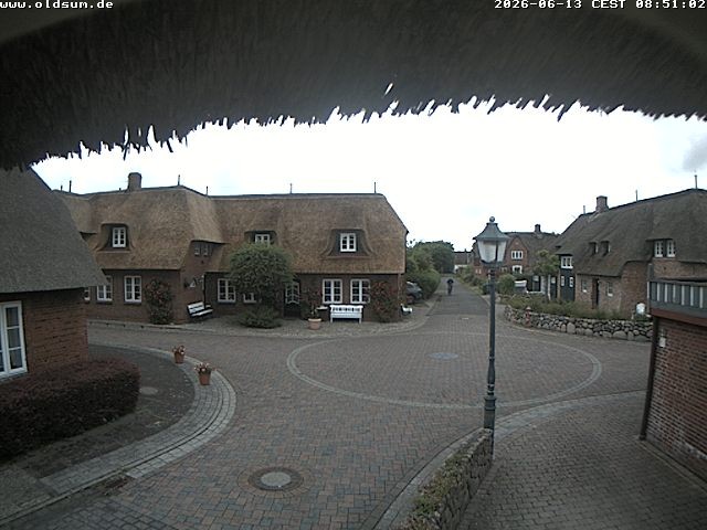 Archiv Foto Webcam Föhr: Oldsum Ortskern