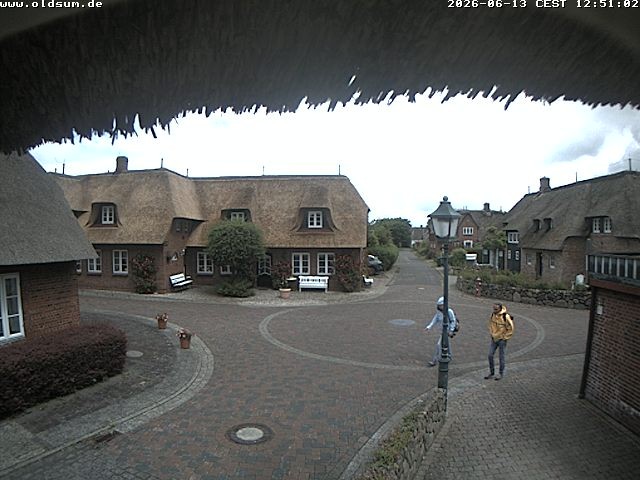 Archiv Foto Webcam Föhr: Oldsum Ortskern