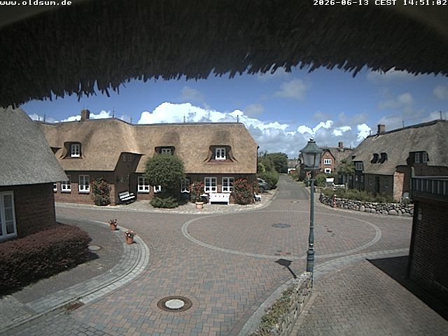 Archiv Foto Webcam Föhr: Oldsum Ortskern