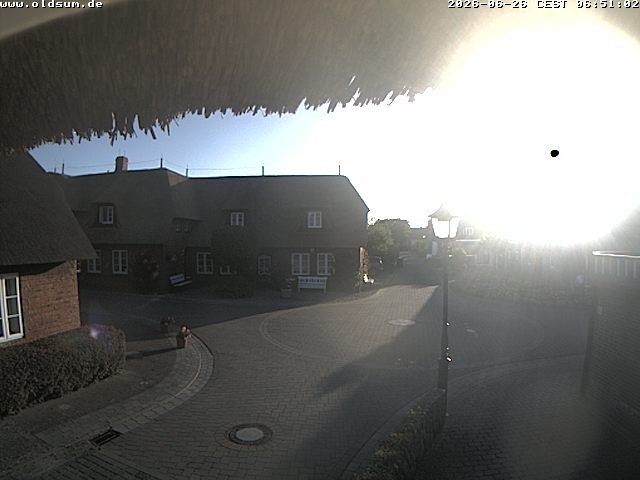 Archiv Foto Webcam Föhr: Oldsum Ortskern