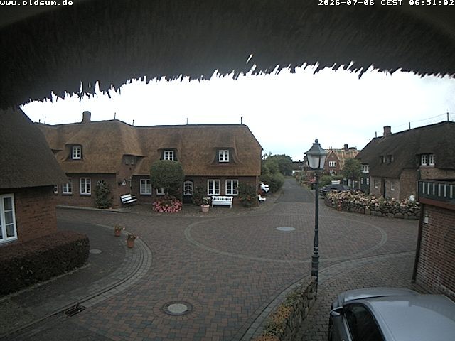 Archiv Foto Webcam Föhr: Oldsum Ortskern