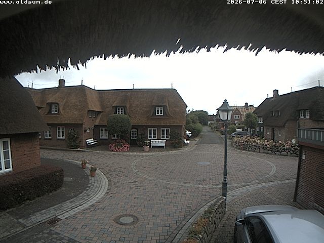 Archiv Foto Webcam Föhr: Oldsum Ortskern