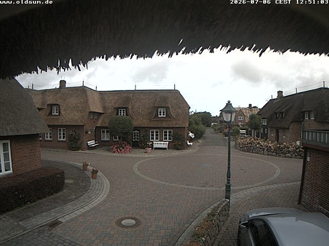 Archiv Foto Webcam Föhr: Oldsum Ortskern