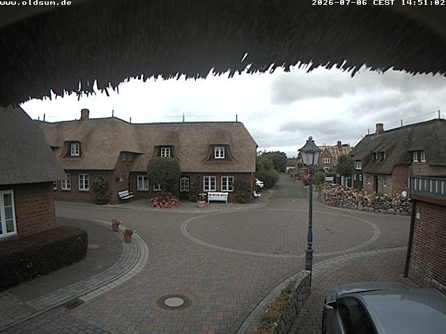 Archiv Foto Webcam Föhr: Oldsum Ortskern