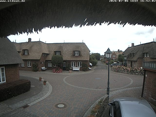 Archiv Foto Webcam Föhr: Oldsum Ortskern