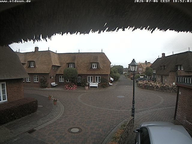 Archiv Foto Webcam Föhr: Oldsum Ortskern