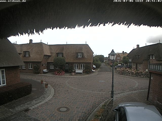 Archiv Foto Webcam Föhr: Oldsum Ortskern