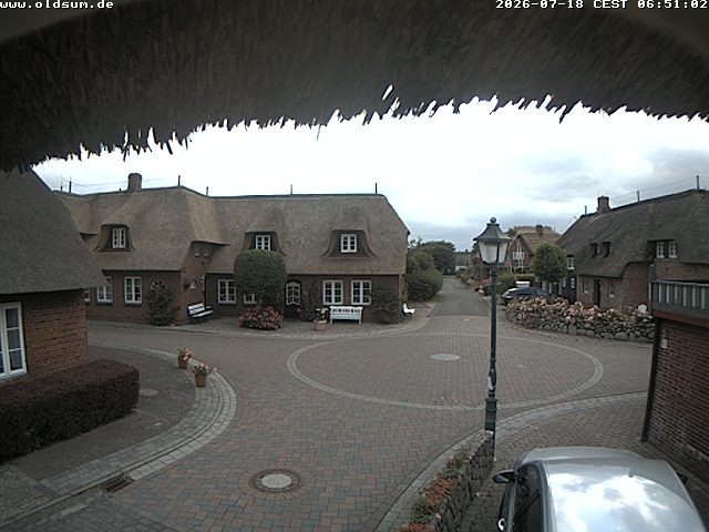 Archiv Foto Webcam Föhr: Oldsum Ortskern