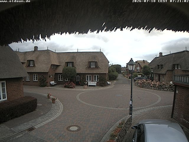 Archiv Foto Webcam Föhr: Oldsum Ortskern