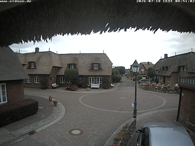 Archiv Foto Webcam Föhr: Oldsum Ortskern