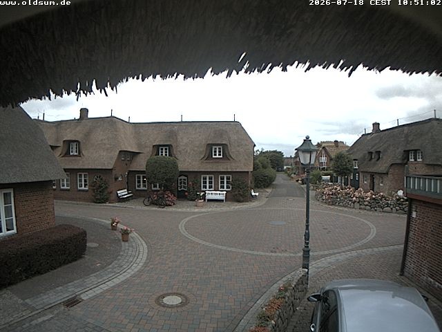 Archiv Foto Webcam Föhr: Oldsum Ortskern