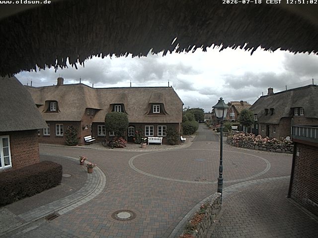 Archiv Foto Webcam Föhr: Oldsum Ortskern