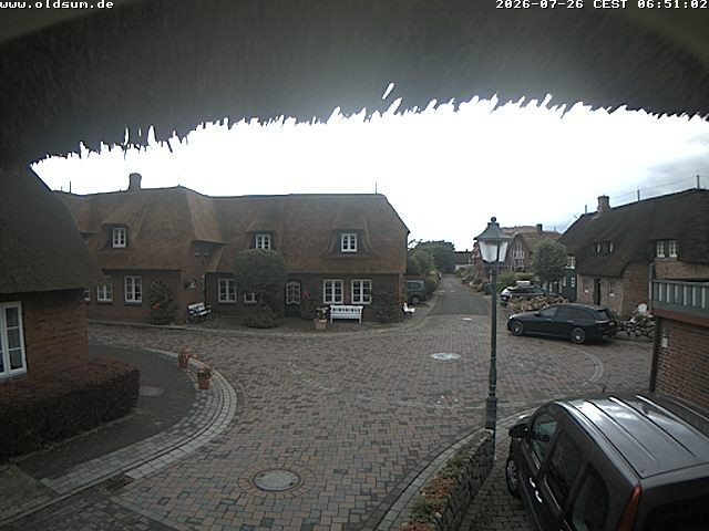 Archiv Foto Webcam Föhr: Oldsum Ortskern