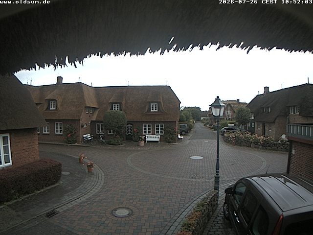 Archiv Foto Webcam Föhr: Oldsum Ortskern