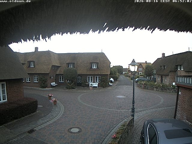 Archiv Foto Webcam Föhr: Oldsum Ortskern