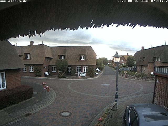 Archiv Foto Webcam Föhr: Oldsum Ortskern