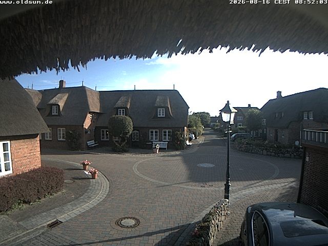 Archiv Foto Webcam Föhr: Oldsum Ortskern